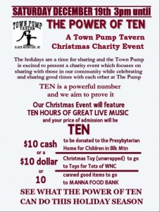The POWER OF TEN Benefit at Town Pump Tavern