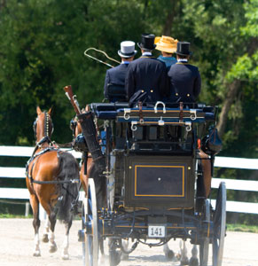 1850s - The Wealthy Come by Stage Coach