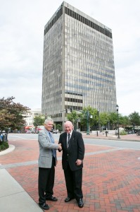 McKibbon-Tower partners John McKibbon (l) and Glenn W. Wilcox, Sr